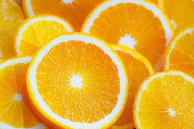 Nahaufnahme von Orangenflecken