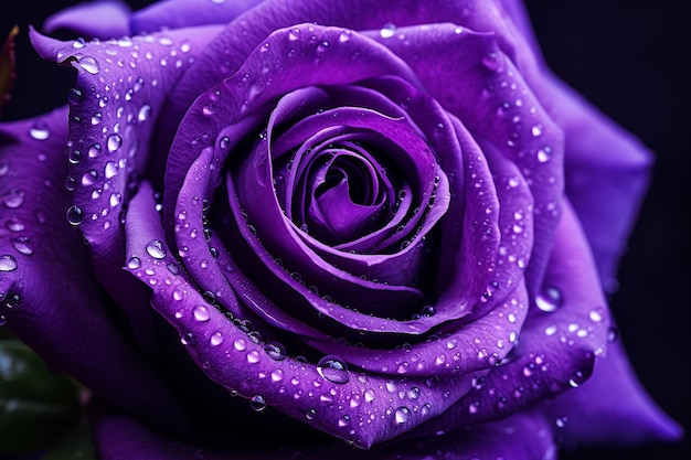 Nahaufnahme von Purple Rose