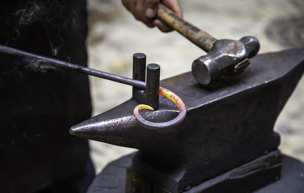 Nahaufnahme von rostigem Metall