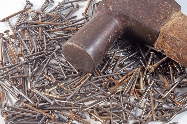 Nahaufnahme von rostigem Metall