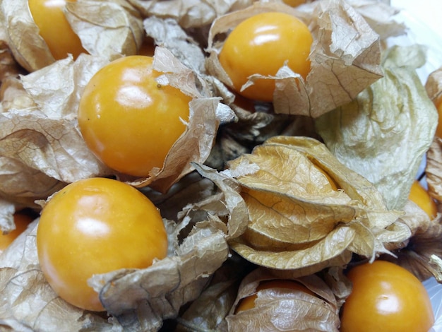 Nahaufnahme von Stachelbeeren