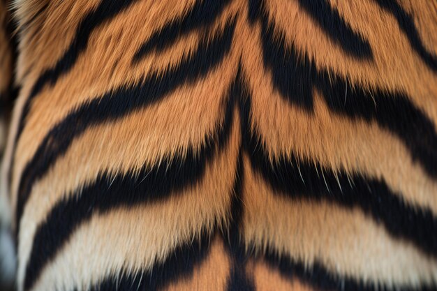 Nahaufnahme von Sumatra-Tigern mit gestreiftem Fellmuster