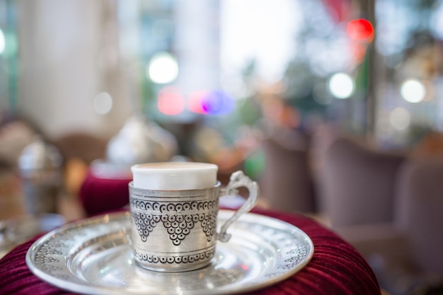 Nahaufnahme von türkischem Kaffee