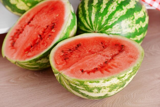 Nahaufnahme von Wassermelonen