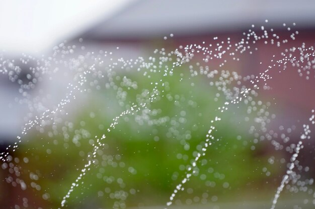 Foto nahaufnahme von wassertropfen