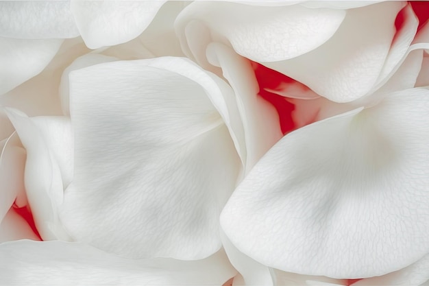 Nahaufnahme von weißen Rosenblättern Textur Hintergrund und Hintergrund