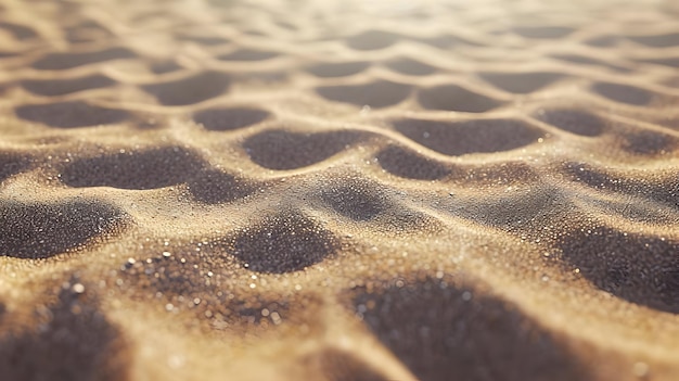 Nahaufnahmefoto des Strandsandhintergrundes Sandbeschaffenheit Hohe Qualität