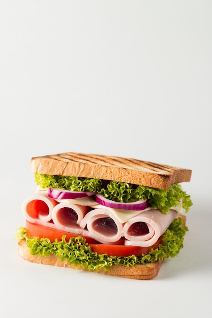 Nahaufnahmefoto eines Club Sandwiches.