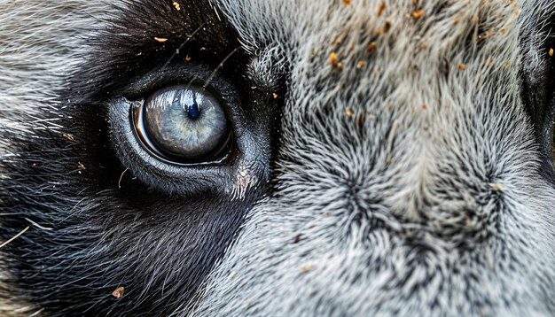 Foto nahaufnahmen von gefährdeten arten wie pandas