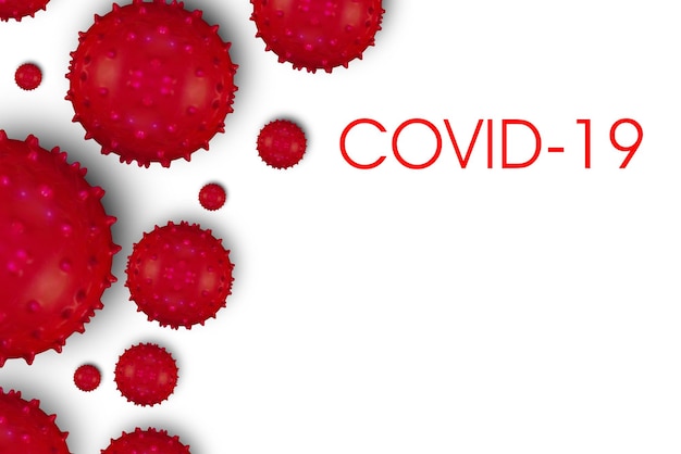 Nahfokus auf den Erreger Coronavirus covid19