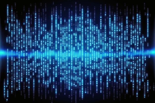 Nahtlose abstrakte Binärcode-Computerprogrammierung Big Data
