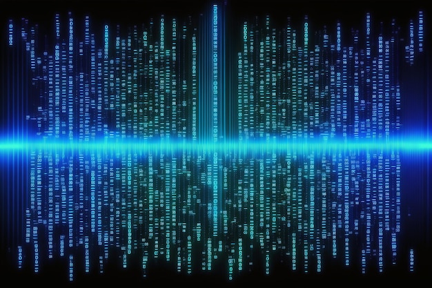 Nahtlose abstrakte Binärcode-Computerprogrammierung Big Data