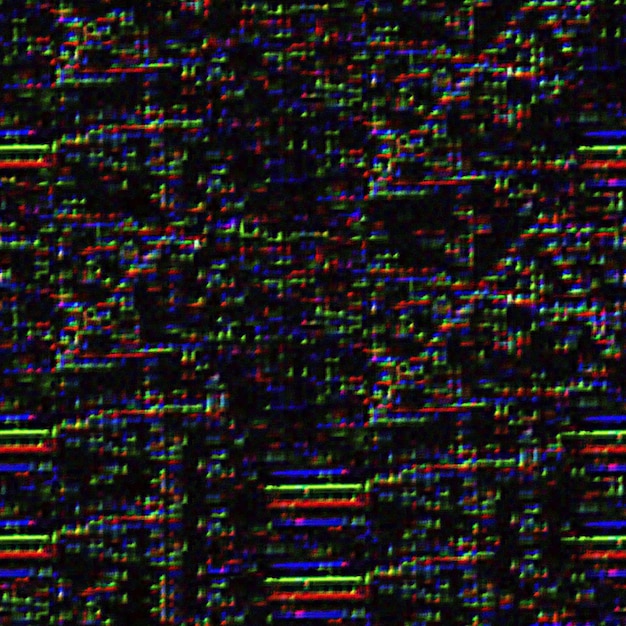 Nahtlose Glitch-Noise-Textur. Moderner verzerrter statischer Bildschirmeffekt der digitalen Kunst