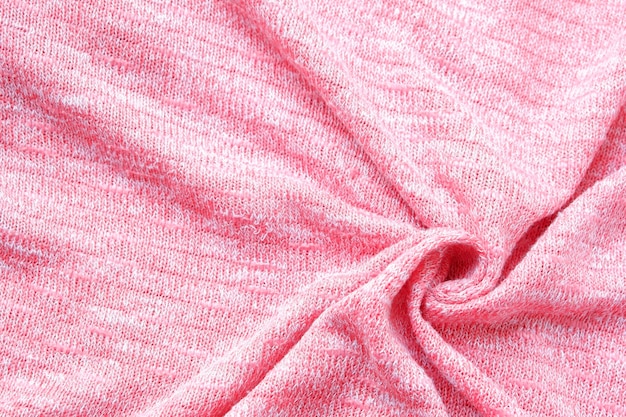 Nahtlose rosa Strickgewebebeschaffenheit mit schöner Nahaufnahme und elegantem Gewebedetailhintergrund