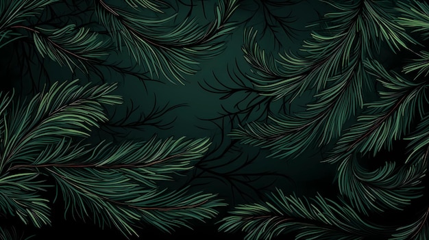 nahtloser Hintergrund mit Nadelbäumenmuster Nadelbäume