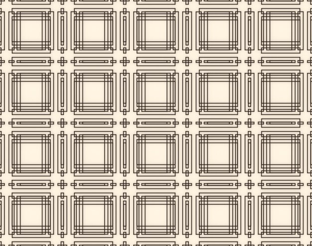 nahtloser moderner geometrischer quadratischer Rechtecklinie asiatischer Musterart-Wandhintergrund.