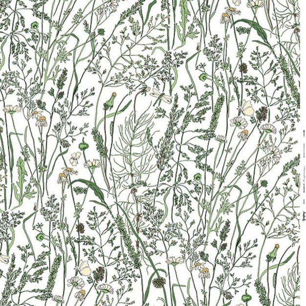 Nahtloser Musterdruck Textil Blumendesign Kunst Stoffillustration