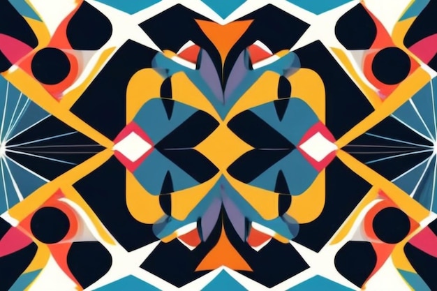 Nahtloses abstraktes geometrisches Muster Vektorillustration