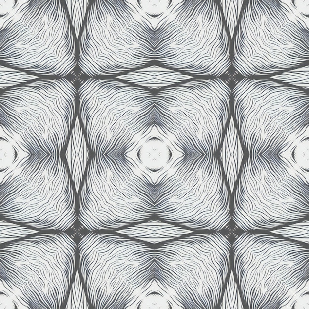 Nahtloses abstraktes Muster symmetrischer geometrischer Hintergrund basierend auf sich wiederholenden einfachen Formen