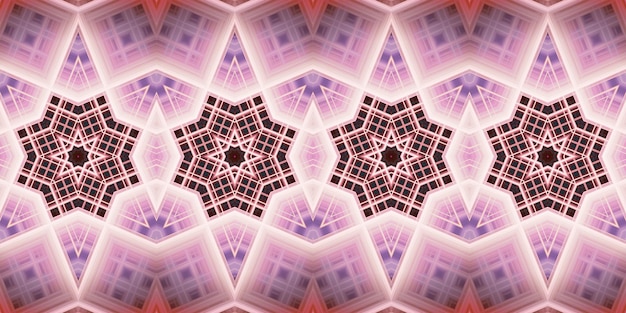 Nahtloses abstraktes Streifenmuster Breite nahtlose Textur Kaleidoskop