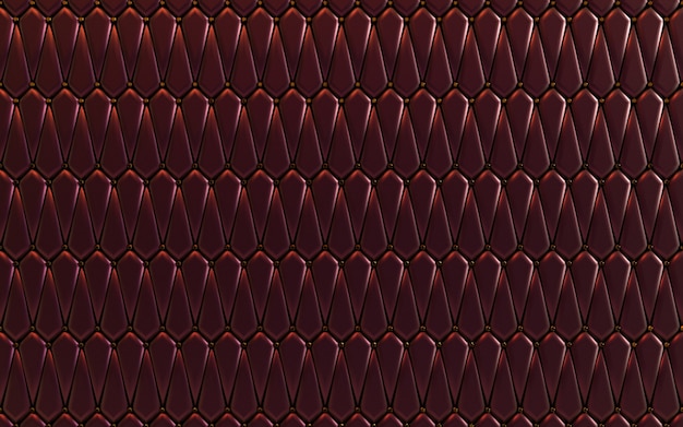 Nahtloses geometrisches Muster mit realistischer Renderschablone für Tapetentextilgewebehintergrund