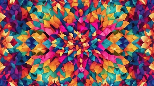 Foto nahtloses hintergrundmuster abstraktes dekoratives kaleidoskopmuster