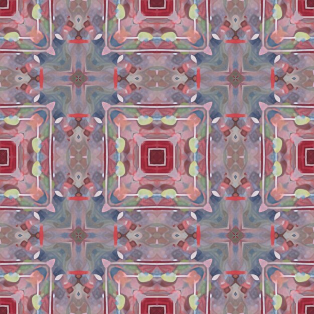 Nahtloses Hintergrundmuster Abstraktes dekoratives Kaleidoskopmuster