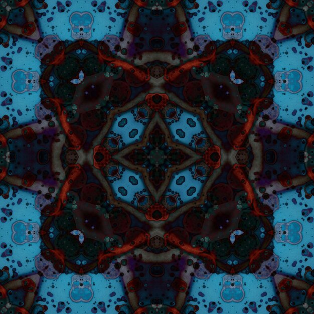 Foto nahtloses mandala-muster kunst mandala-textur