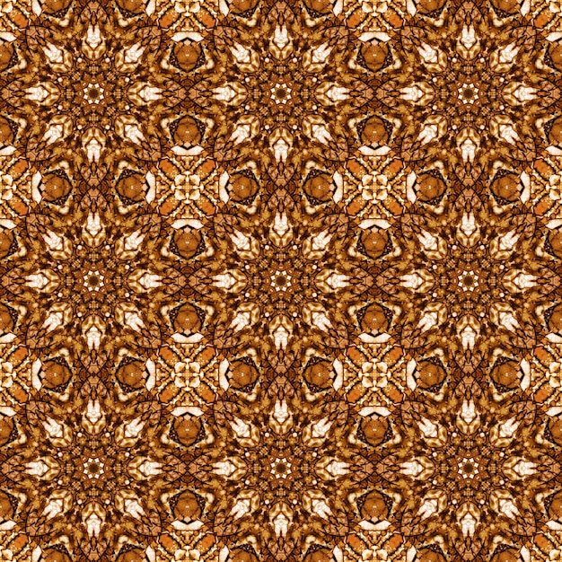 Nahtloses Muster Geometrisches Muster für Druck und Dekoration Kaleidoskop-Textur