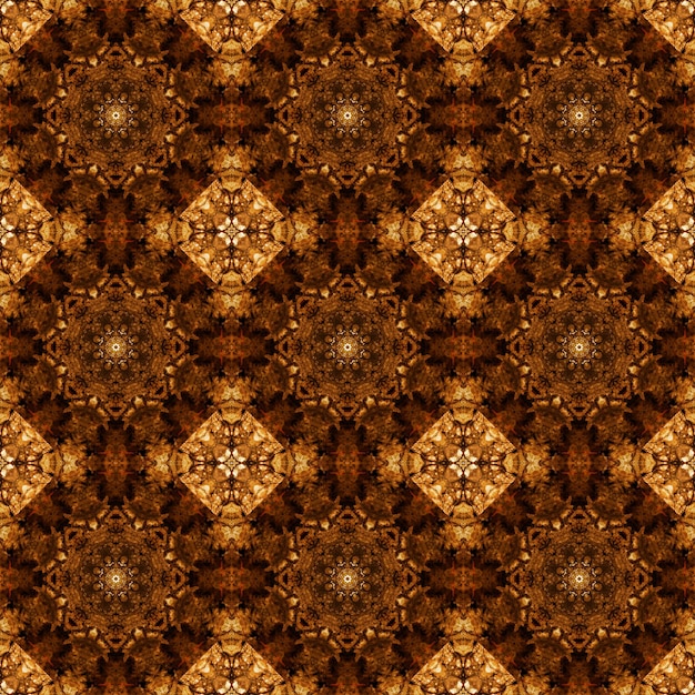 Nahtloses Muster Geometrisches Muster für Druck und Dekoration Kaleidoskop-Textur