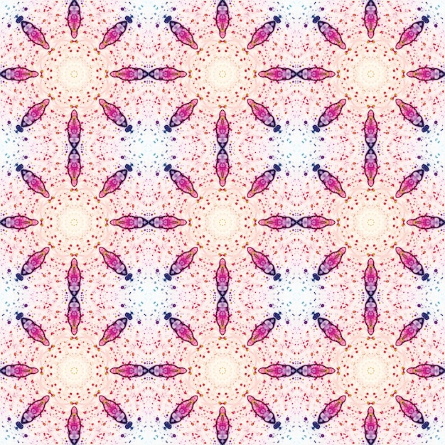 Nahtloses Muster Geometrisches Muster für Druck und Dekoration Kaleidoskop-Textur