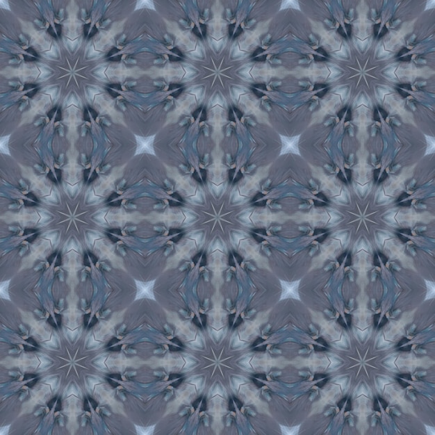 Nahtloses Muster Geometrisches Muster für Druck und Dekoration Kaleidoskop-Textur