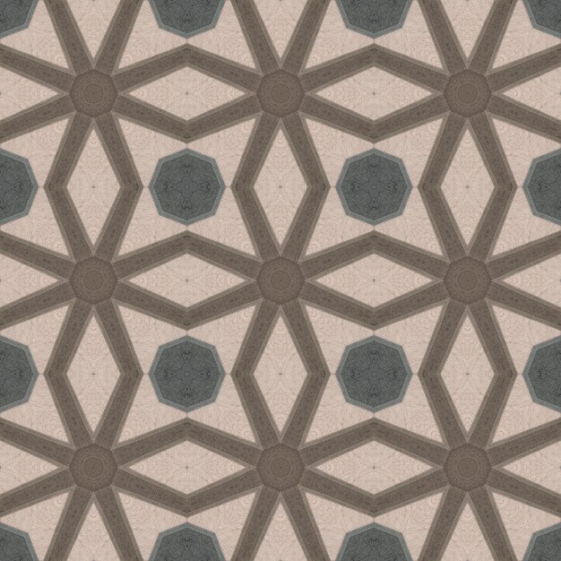 Nahtloses Muster Geometrisches Muster für Druck und Dekoration Kaleidoskop-Textur