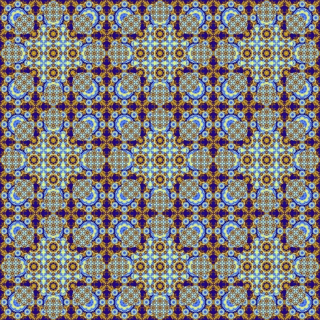 Nahtloses Muster Kleines Muster aus geometrischen Blumen Muster für Stoff und Kleidung