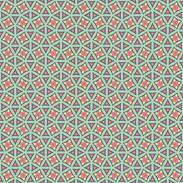 Nahtloses Muster mit einem geometrischen Muster.