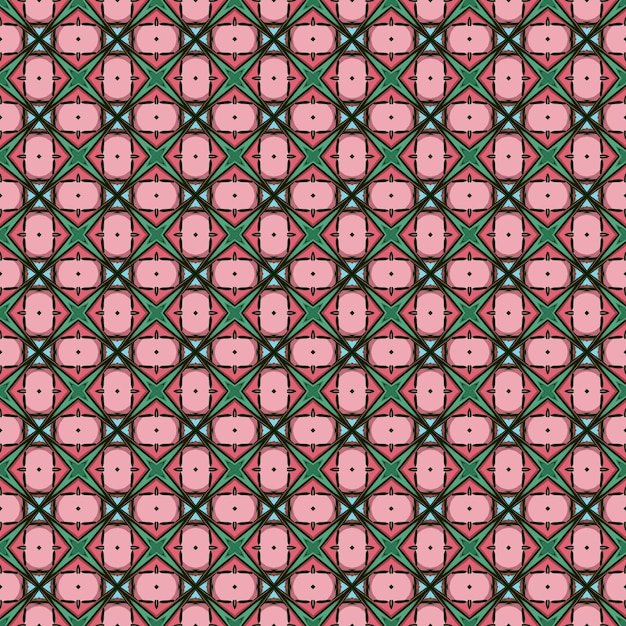 Nahtloses Muster mit einem rosa Hintergrund.