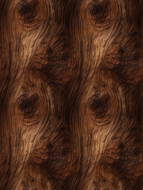 Nahtloses Muster mit Holzstruktur, erstellt mit generativer KI