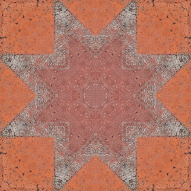 Nahtloses Muster Quadratischer Rohling für Textur Kaleidoskop-Design