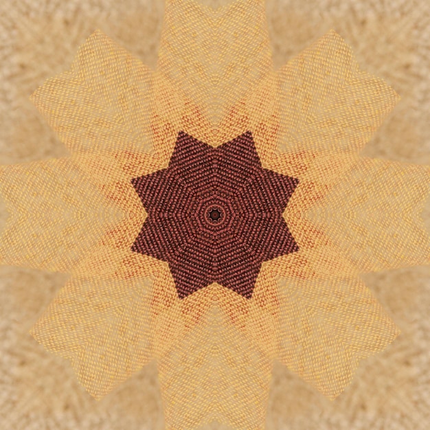 Nahtloses Muster Quadratischer Rohling für Textur Kaleidoskop-Design