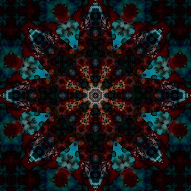 Nahtloses quadratisches Muster Textur Kunstmuster Kaleidoskop