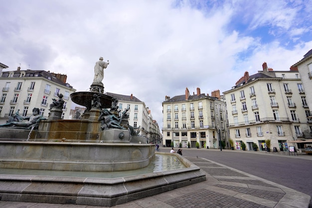 NANTES FRANÇA 5 DE JUNHO DE 2022 Place Royale square em Nantes França