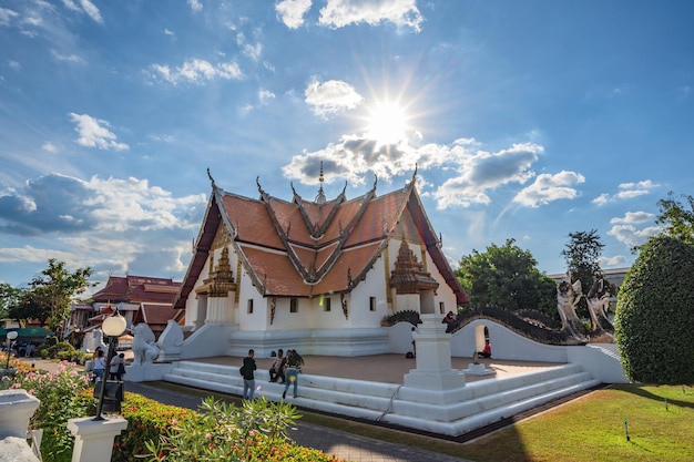 Nanthailand19122021El Wat Phumin es el templo más atractivo de la ciudad de Nan