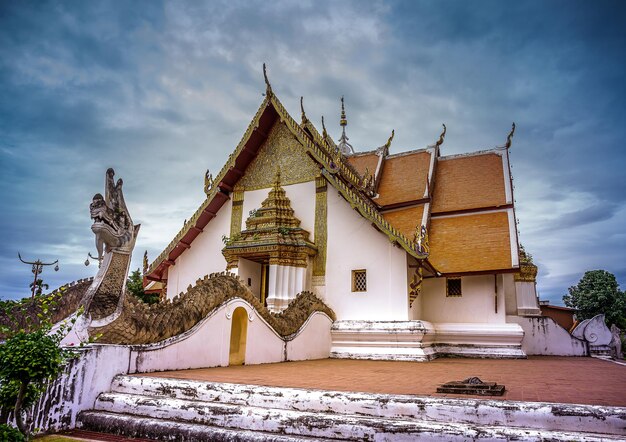 NanThailandAgosto 132016 Templo Wat Phumin en la provincia de Nan Nan Tailandia