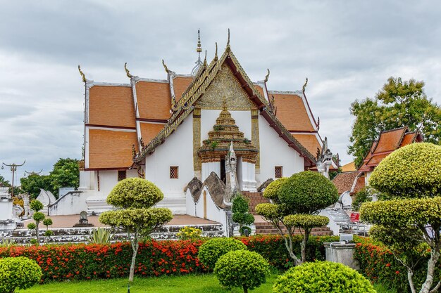 NanThailandAugust 132016 Wat Phumin temple na província de Nan Nan Tailândia