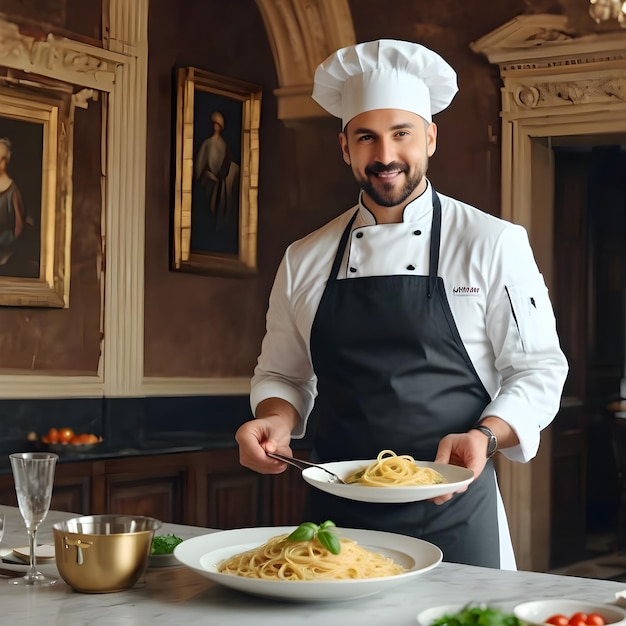 Não acreditasse a menos que o visse pessoalmente, mas imagina isto um anúncio de chef atrativo.