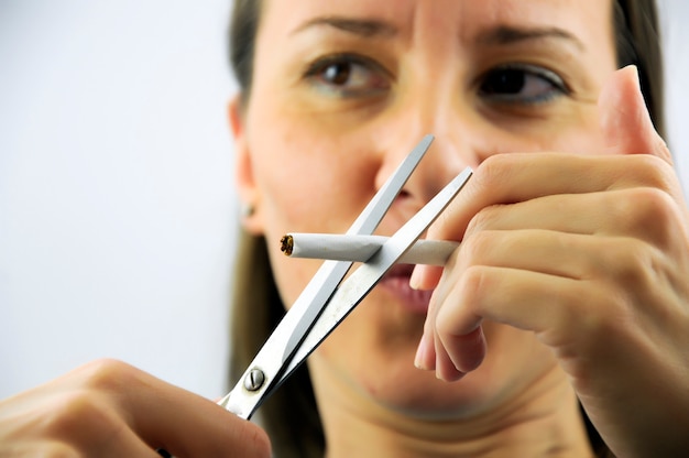 Não mais cigarros!