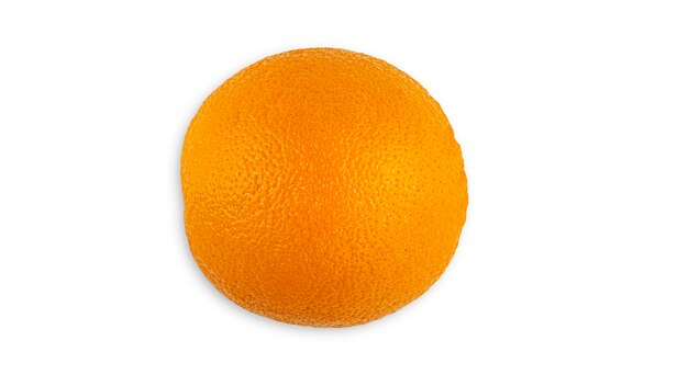 Naranja aislado. De cerca.