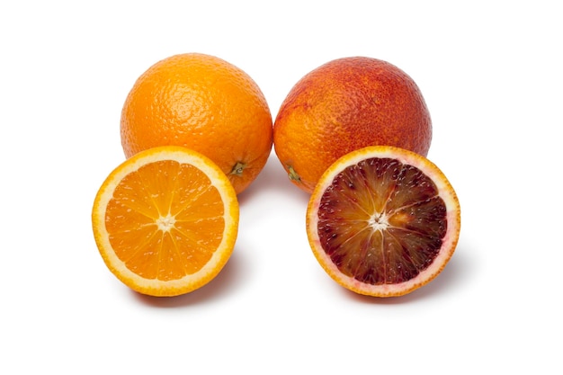 naranja y naranja sanguina