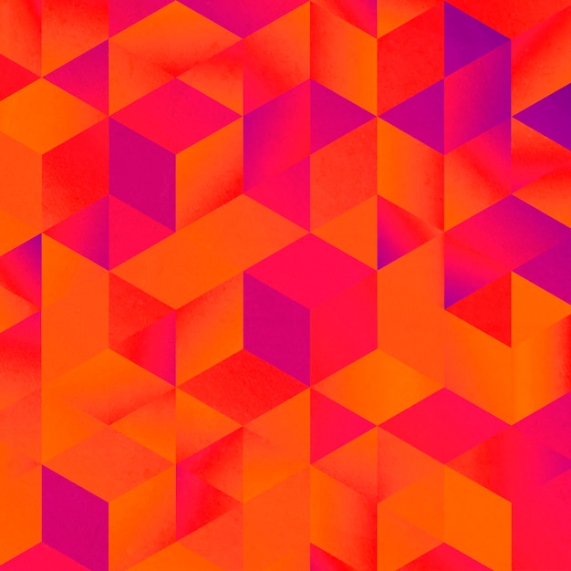 Foto naranja rombo arte geométrico patrón colorido gráfico
