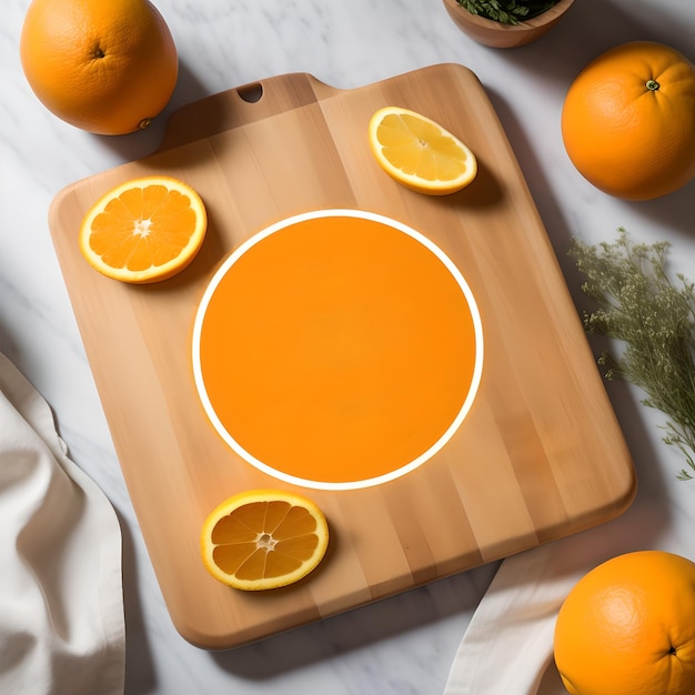 naranjas en la mesa